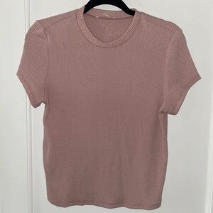 Super Soft Fitted Ribbed Top